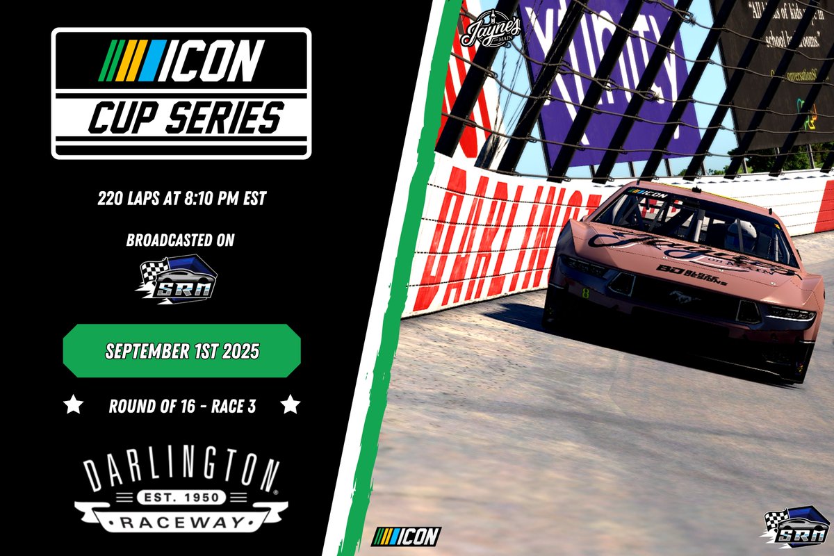 Darlington!!

The last race in the first round of the playoffs. - 6 points to the cutline, Still have a chance to get in on points. 

📹youtube.com/live/fRfaJpwOI…
My POV -youtube.com/live/34KupN7gk…