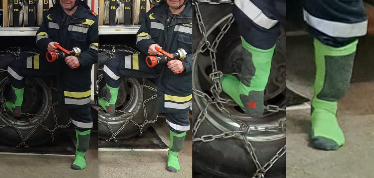 FireBootJoe's tweet image. A hard working job makes for strong smelling socks