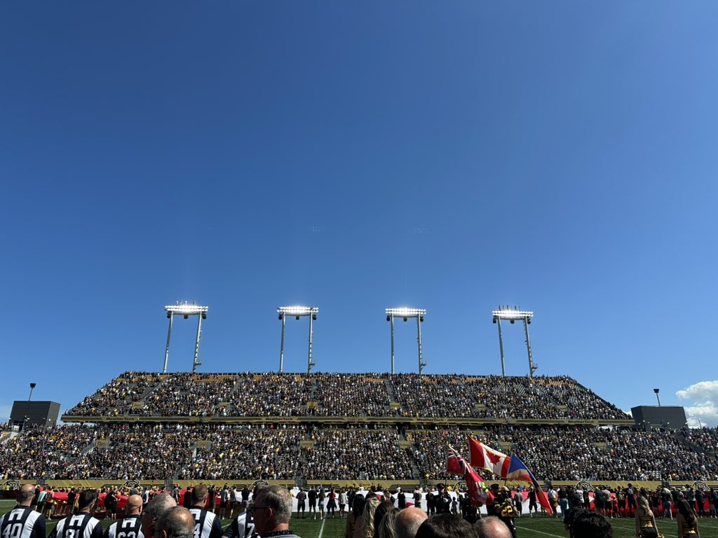 Matthew Scianitti (@tsnscianitti) on Twitter photo #Ticats have set an attendance record in Hamilton today. Over 26,000 expected at Hamilton Stadium today. Nothing compares to Labour Day. <a href="/TSN_Marsh/">π¨π¦ Marshall Ferguson πποΈ</a> and <a href="/PaulLaPolice/">Paul LaPolice</a> with the call <a href="/TSN_Sports/">TSN</a> <a href="/TSN_Sports/">TSN</a> <a href="/CFLonTSN/">CFL on TSN</a> #Ticats have set an attendance record in Hamilton today. Over 26,000 expected at Hamilton Stadium today. Nothing compares to Labour Day. <a href="/TSN_Marsh/">π¨π¦ Marshall Ferguson πποΈ</a> and <a href="/PaulLaPolice/">Paul LaPolice</a> with the call <a href="/TSN_Sports/">TSN</a> <a href="/TSN_Sports/">TSN</a> <a href="/CFLonTSN/">CFL on TSN</a>