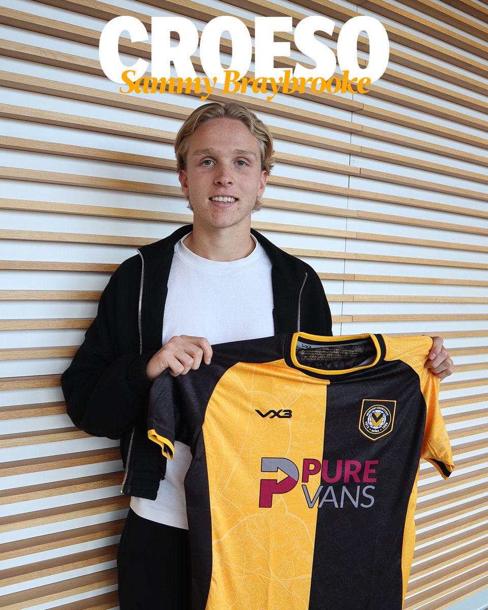 Newport County AFC (@newportcounty) on Twitter photo ๐ We're delighted to announce that Sammy Braybrooke, will also join us on loan from <a href="/LCFC/">Leicester City</a> subject to EFL approval.
Welcome to Newport, Sammy! ๐๐ โซ๏ธ
#OneClubOneCounty ๐ We're delighted to announce that Sammy Braybrooke, will also join us on loan from <a href="/LCFC/">Leicester City</a> subject to EFL approval.
Welcome to Newport, Sammy! ๐๐ โซ๏ธ
#OneClubOneCounty