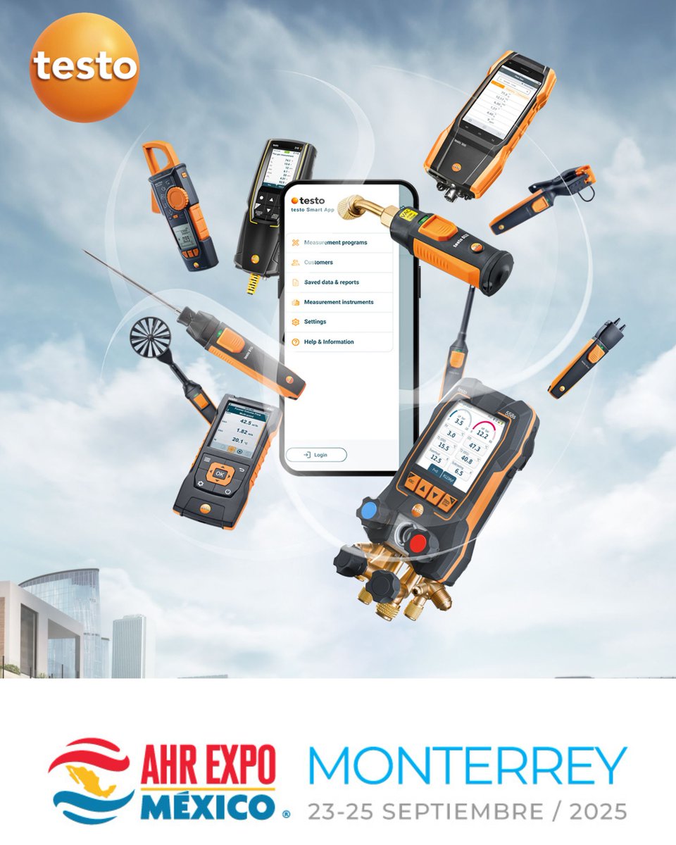 ❄️🔍 ¡Los TESTO en AHR MTY 2025!
Transforma tu mundo con la tecnología digital más avanzada para aire acondicionado, Obtén tu entrada VIP cortesía de testo México 👉  acob.guru/Pangea/regind.…[…]utm_campaign=522222F_2456&amp;utm_content=E_468000672641&amp;fui=2222236

<a href="/ahrexpomexico/">AHR EXPO MÉXICO</a>