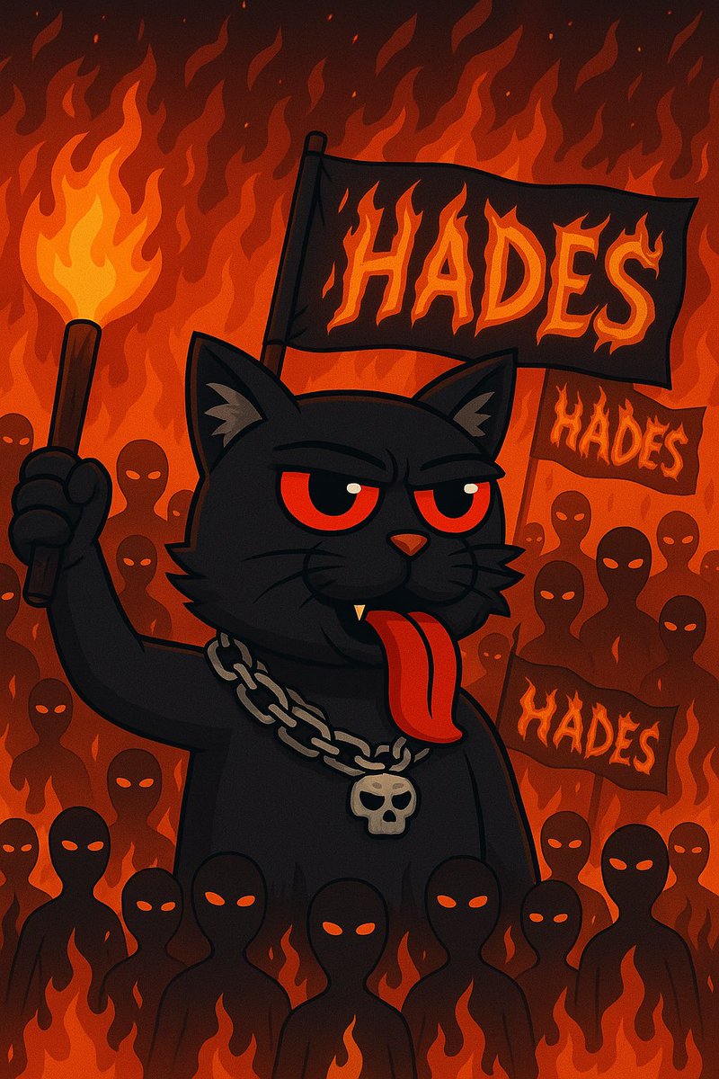 hadesoneth's tweet photo. They wanted dogs to bark.
We lit the torches instead. 🐈‍⬛🔥 https://t.co/AtLHiRy7jx