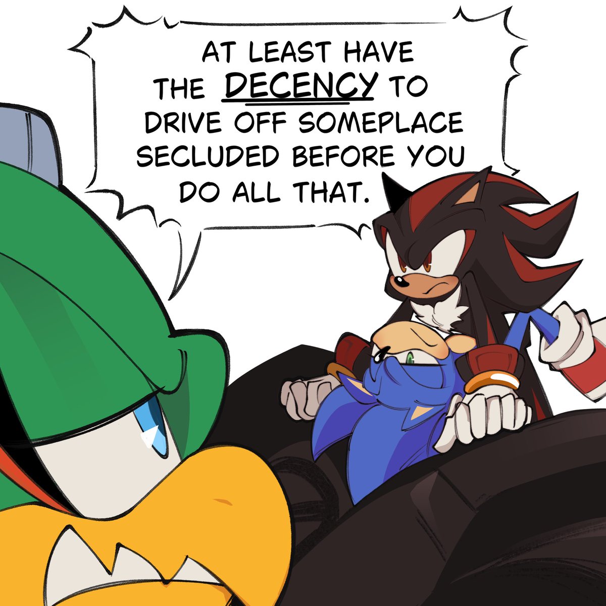 Sonadow crossworlds and that bird that I hate