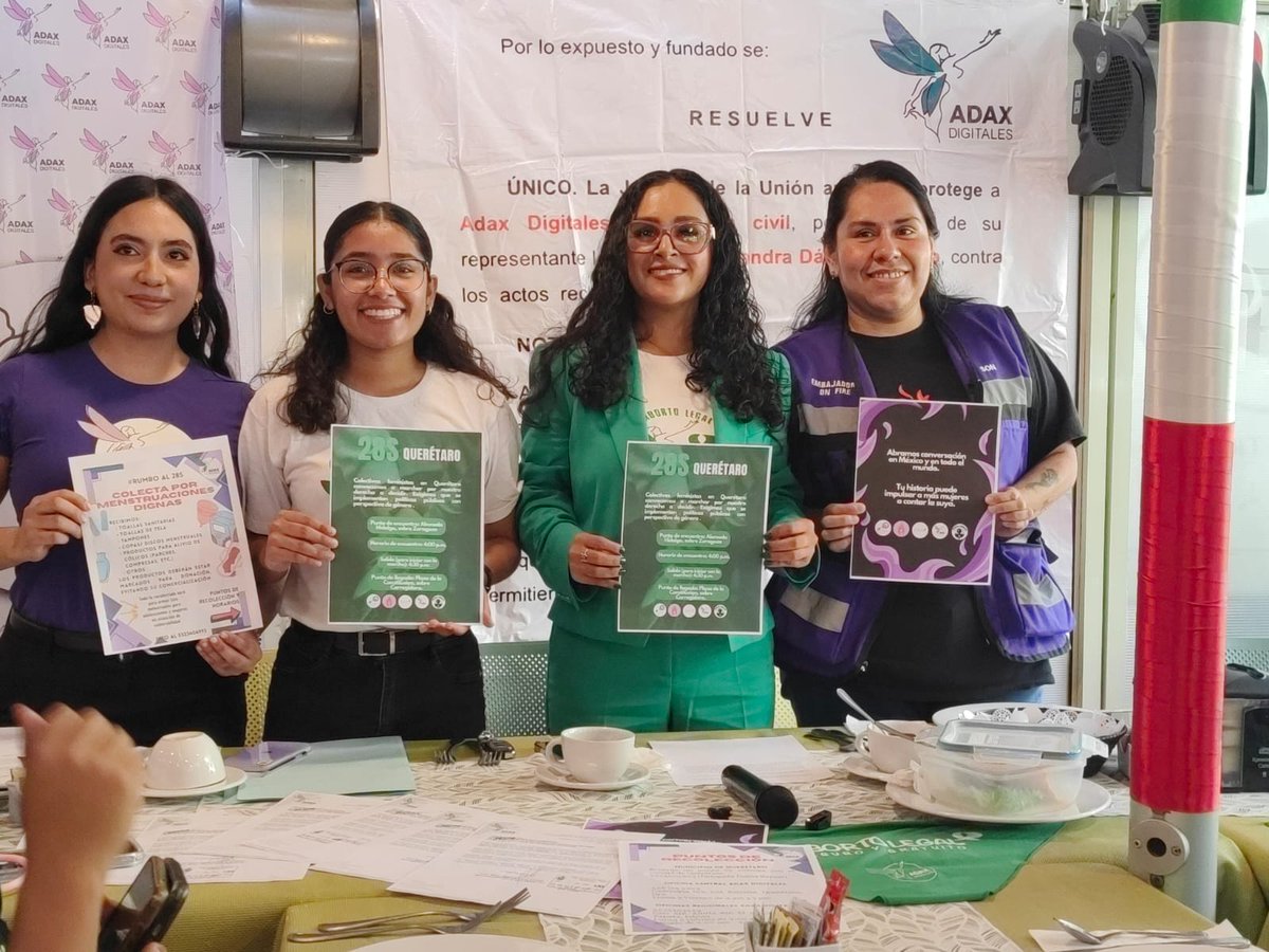 🔴#Querétaro🔴 Colectivos #feministas alistas #actividades rumbo al 28 de septiembre  <a href="/ADAxDigitalesAC/">Adax Digitales A.C.</a>

Entérate aquí 👉 wp.me/p4bL4K-1GSm
Foto: RR Noticias.