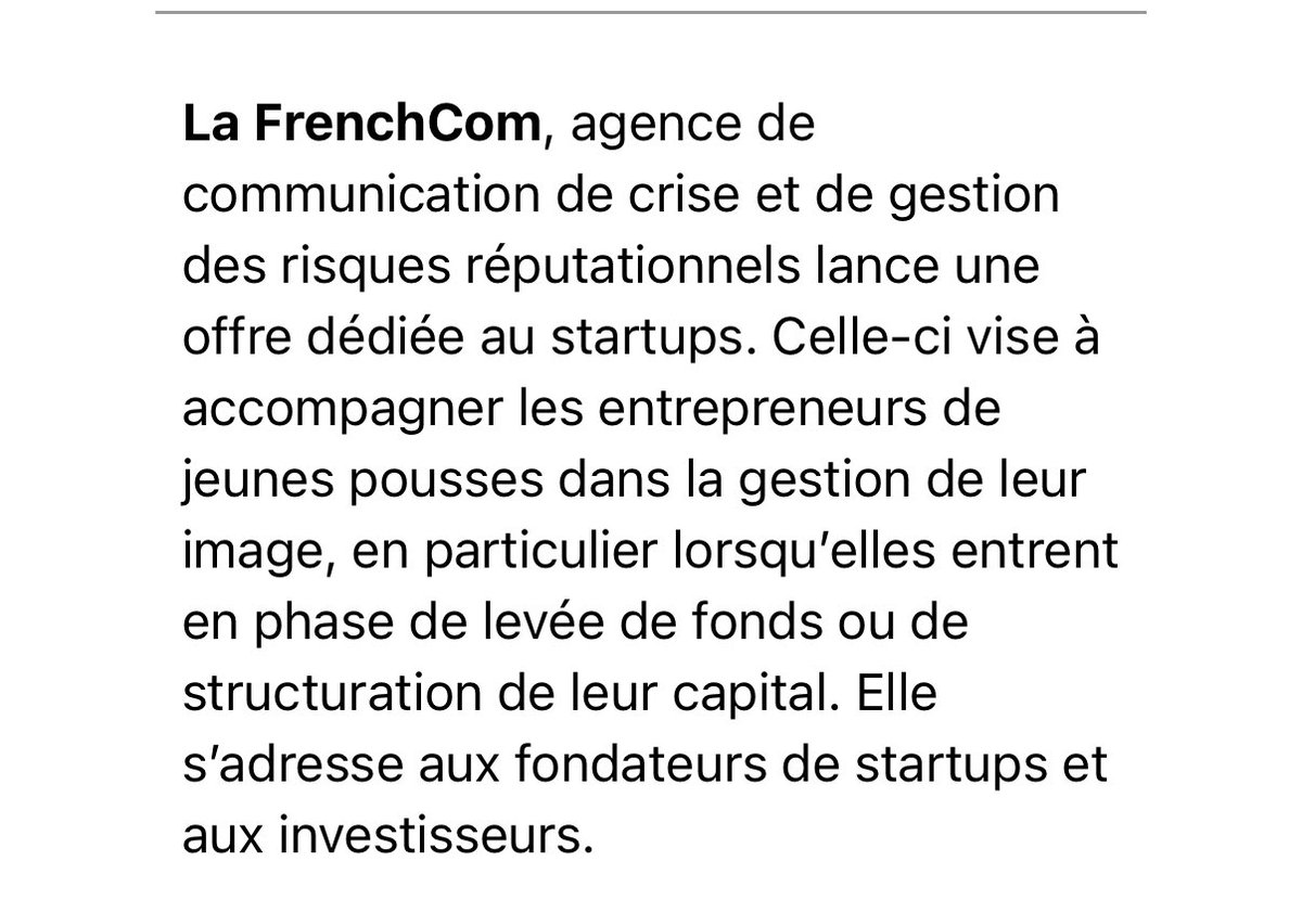 Nous offrons désormais aux startups ce que nous réservions jusque-là à leurs investisseurs : une évaluation avancée du risque réputationnel.

<a href="/bymaddyness/">Maddyness</a> 
<a href="/floriansilnicki/">Florian Silnicki</a> 
<a href="/JulienAuffret/">Julien AUFFRET</a>