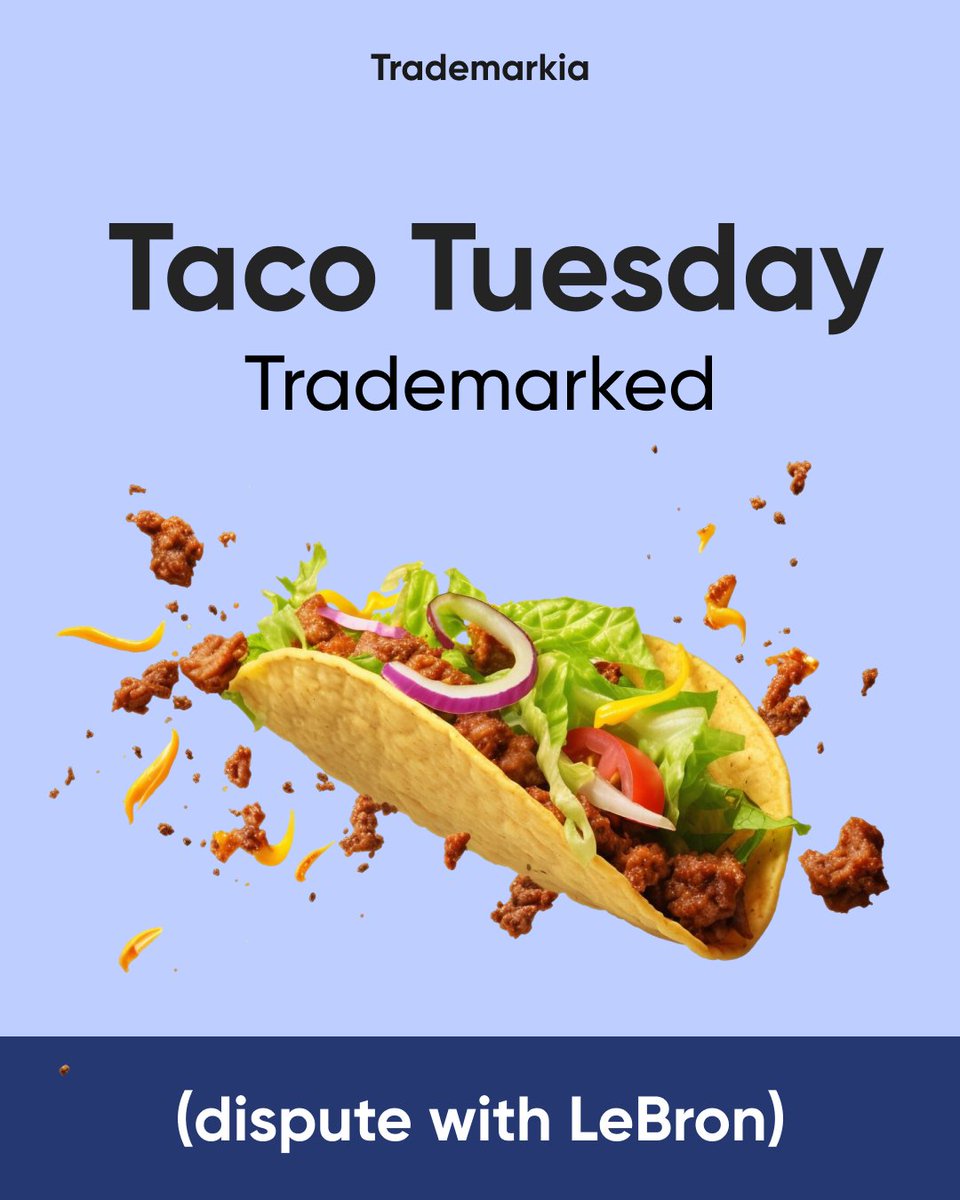 From Big Macs to “Taco Tuesday” 🌮 — trademarks protect way more than you think.

👉 What part of YOUR business needs protection today?

#FoodBusiness #RestaurantOwner #Trademarkia #SmallBusinessTips #BrandProtection #BigMac #TacoTuesday