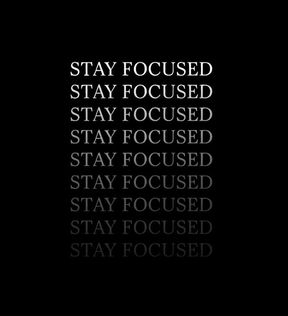 Focus is power.🔥

Noise fades, results last.

Stay locked in.✨