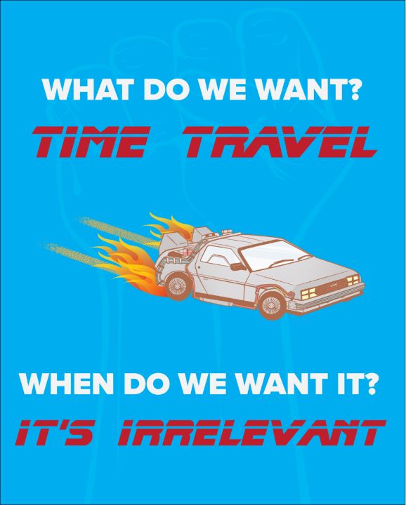 EndCredits6's tweet photo. Art of the Day! "Time Travel". Buy at: https://t.co/hPsQs3c8lD https://t.co/xE2vb47hIP