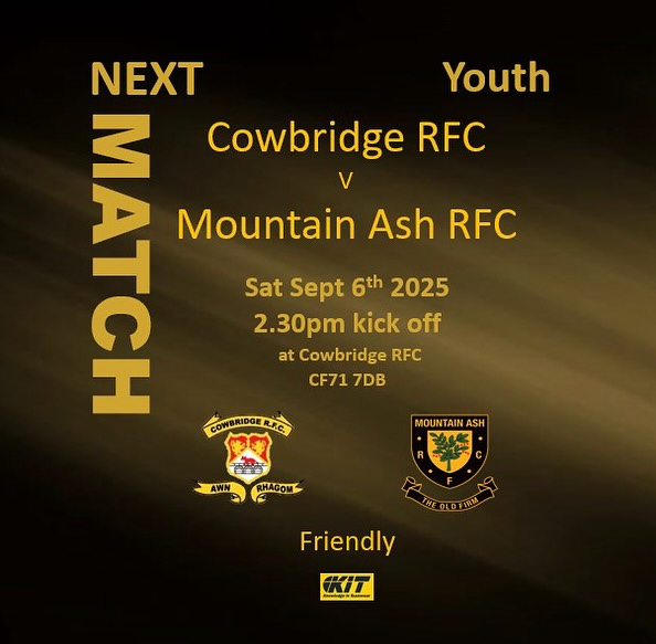 Pre-Season Complete – It’s League Time!
After weeks of hard work, grit &amp; preparation it’s time to shift gears
We kick things off at home where we host <a href="/bridgendathrfc/">Bridgend Athletic</a> &amp; our youth are also in action as they travel to <a href="/CowbridgeRFC/">Cowbridge RFC</a> 
Get behind the teams!
 #TheOldFirm #150th 🖤💛
