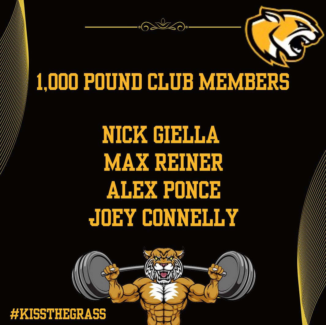 Coach_Aiello613's tweet image. Today we honor Labor Day by recognizing the young men who put in the work and went through the grind to achieve something special.  Here are our 1,000 lb club members! #IronAddicts #BiggerStrongerFaster #KissTheGrass