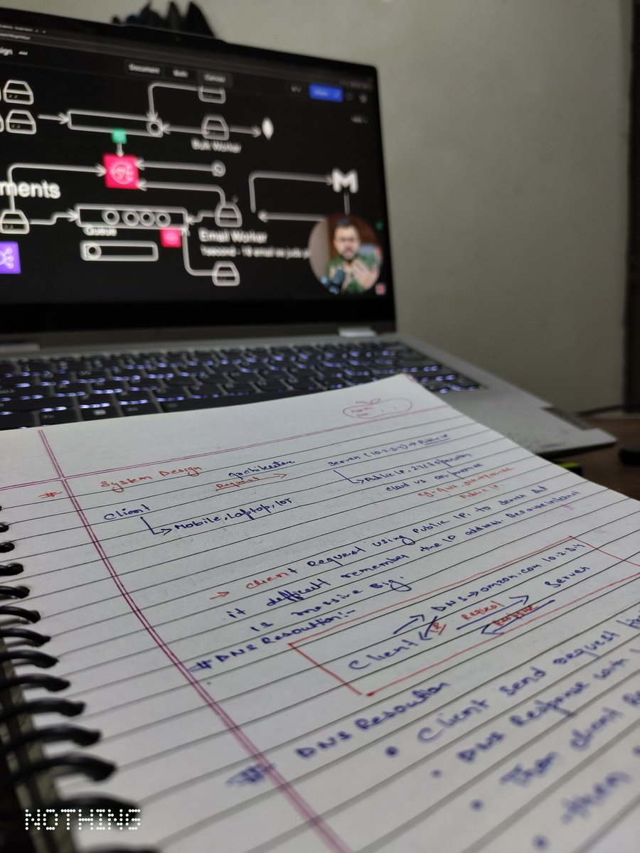 AnantTiwary11's tweet image. Learned new System Design concepts 🏗️ (Shoutout to @piyushgarg_dev for his amazing content 🙌)

#SystemDesign