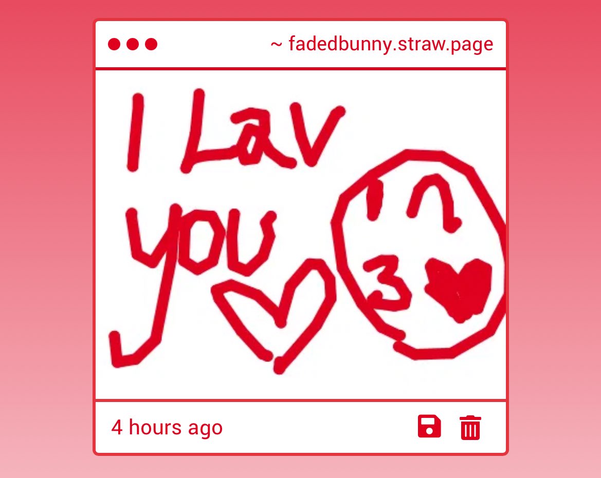 so cute i lav u too <3