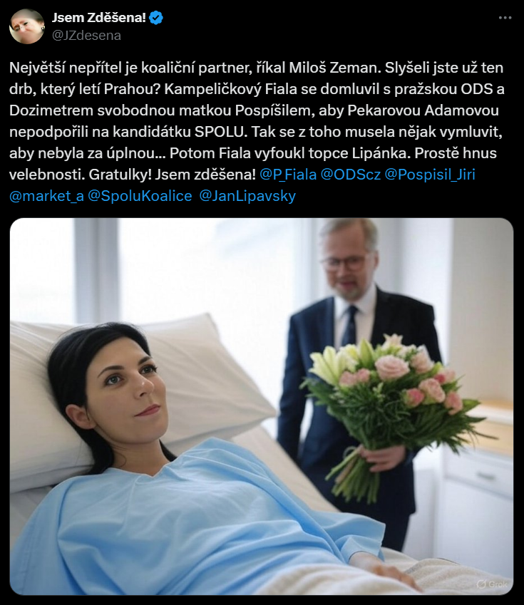 Drahé ANO, táhněte do prdele. 
Vaše hlásná trouba tu zesměšňovala nemoc, kvůli které Pekarová Adamová končí v politice a teď tu budete békat, že váš šéf dostal ťafku jak od Kodeta? 4 roky tu jedete útočnou kampaň, strašíte válkou a sprostě nadáváte – tak laskavě držte huby, ano?