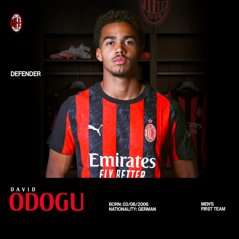 acmilan's tweet photo. Willkommen, David! 🇩🇪 

#WelcomeOdogu