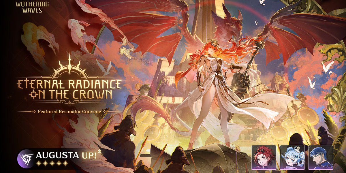 ✨ 𝗪𝘂𝘁𝗵𝗲𝗿𝗶𝗻𝗴 𝗪𝗮𝘃𝗲𝘀 𝟮.𝟲 𝗚𝗶𝘃𝗲𝗮𝘄𝗮𝘆✨

First WuWa giveaway ever! The first of many ⚔️

Prize: 1 3280 Lunite

To Enter:

-Follow <a href="/sofaottoman/">Sofa🍥</a>
-Like &amp; RT (No Quote Repost)
-(Optional) Who are you looking forward to the most in WuWa?

Giveaway ends September