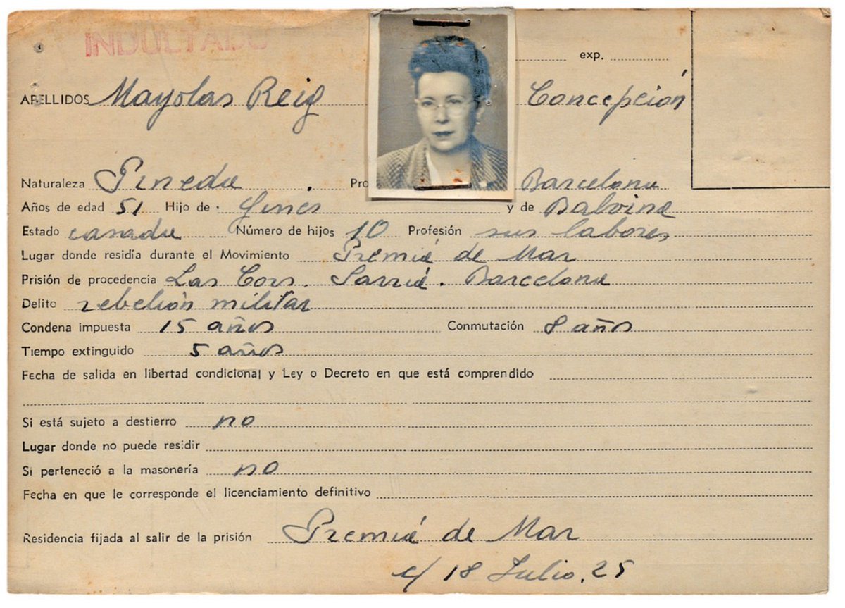 ♀️👤 Concepció Mayolas i Reig, nascuda a Pineda de Mar i premianenca de família i per veïnatge, es va convertir en la primera regidora del municipi per <a href="/ERCpm/">ERC Premià de Mar</a>

És una de les #PioneresFeministes que hem conegut 📕👉 f.mtr.cool/dyfgmxcanv