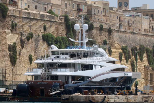 Shipguru's tweet photo. #oceancoyachts #superyacht #WHEELS #afloat at #palumbosy #dock2, #frenchcreek, #grandharbourmalta - 20.05.2024 - https://t.co/nfgboxc3g3 - NO PHOTOS can be used or manipulated without our permission @YachtspotterCom @ybw @Dutchyachting @YachtingMag @yachtingmonthly @ShipsInPics https://t.co/pH42IWitzC