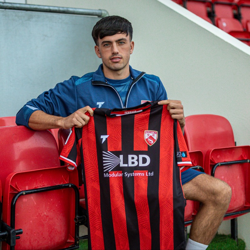 MorecambeFC's tweet photo. Tom Tweedy is the newest addition to Ashvir Singh Johal’s squad, as he arrives at Morecambe on a season long loan from Premier League side Burnley.

#UTS 🦐