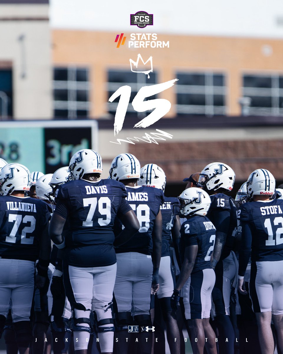 Tigers take the #15 Ranked Spot in the latest FCS <a href="/OptaAnalystFCS/">Opta FCS Football</a> poll 🔥

#GuardTheeYard #TheeYard