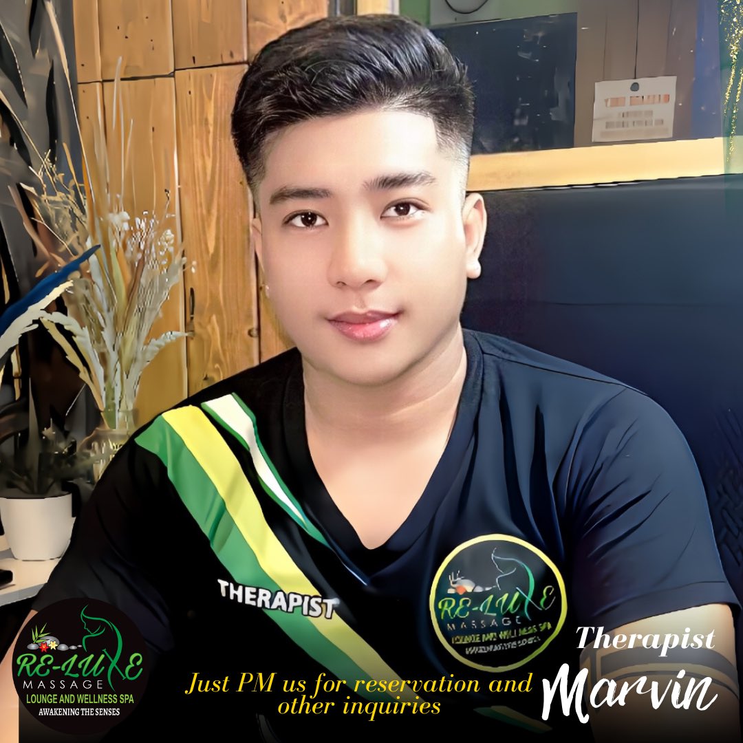 reluxehsm's tweet photo. Meet Marvin –The Relaxation Master 
Legit, skilled &amp; professional therapist at Reluxe Let his expert touch melt away your stress. 💆‍♂️ https://t.co/ihbrdqHs8B