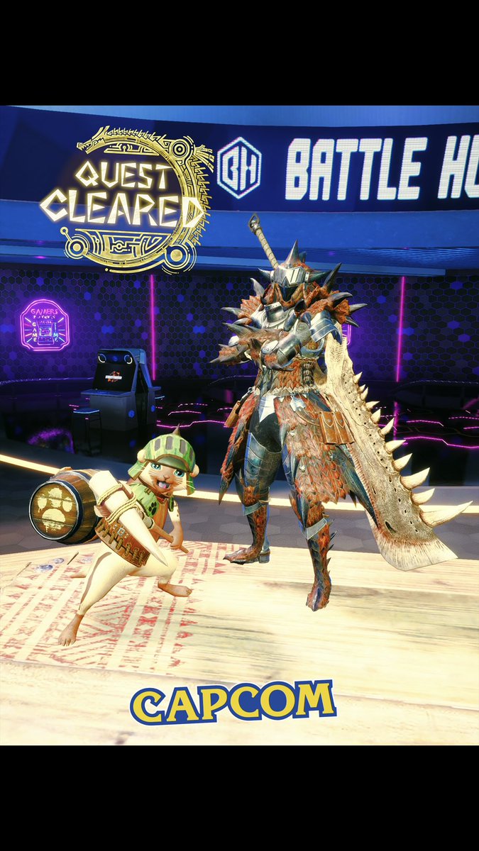 KyleFFXIV's tweet photo. SF6とモンハンワイルズのコラボ
始まった🙂
自分がSF6始めた時はモンハンの
ファイティングパスは終わっていたので
復刻してくれたの何気に嬉しい😁

ワイルズ側ではfenderコラボの
エモートをゲットしてピッケルの作成と
強化も無事完了⛏️
#STREETFIGHTER6 #MHWs https://t.co/FyYUFbjjWb