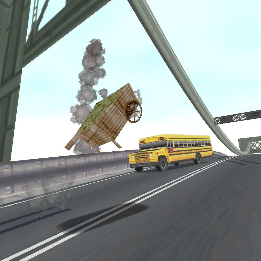 Hypercycle4's tweet photo. Interesting fact #23: Here's another piece of trivia about the drivable wooden cart in the PC version of Need for Speed II - any contact with a vehicle or light object will send your cart flying.
#needforspeed #nfs #nfs2 https://t.co/MuZsFdWT7D