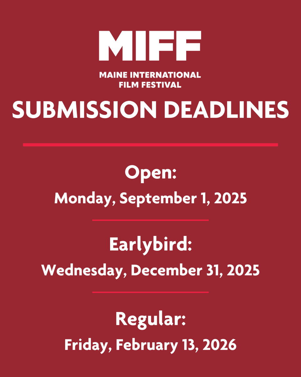 Submissions are now open for MIFF29! Only 315 days until your film could be featured on our screens, July 10–19, 2026.
🎬 Submit here: filmfreeway.com/miff

#FilmFestival #FilmCommunity #Filmmaking #EmergingFilmmakers