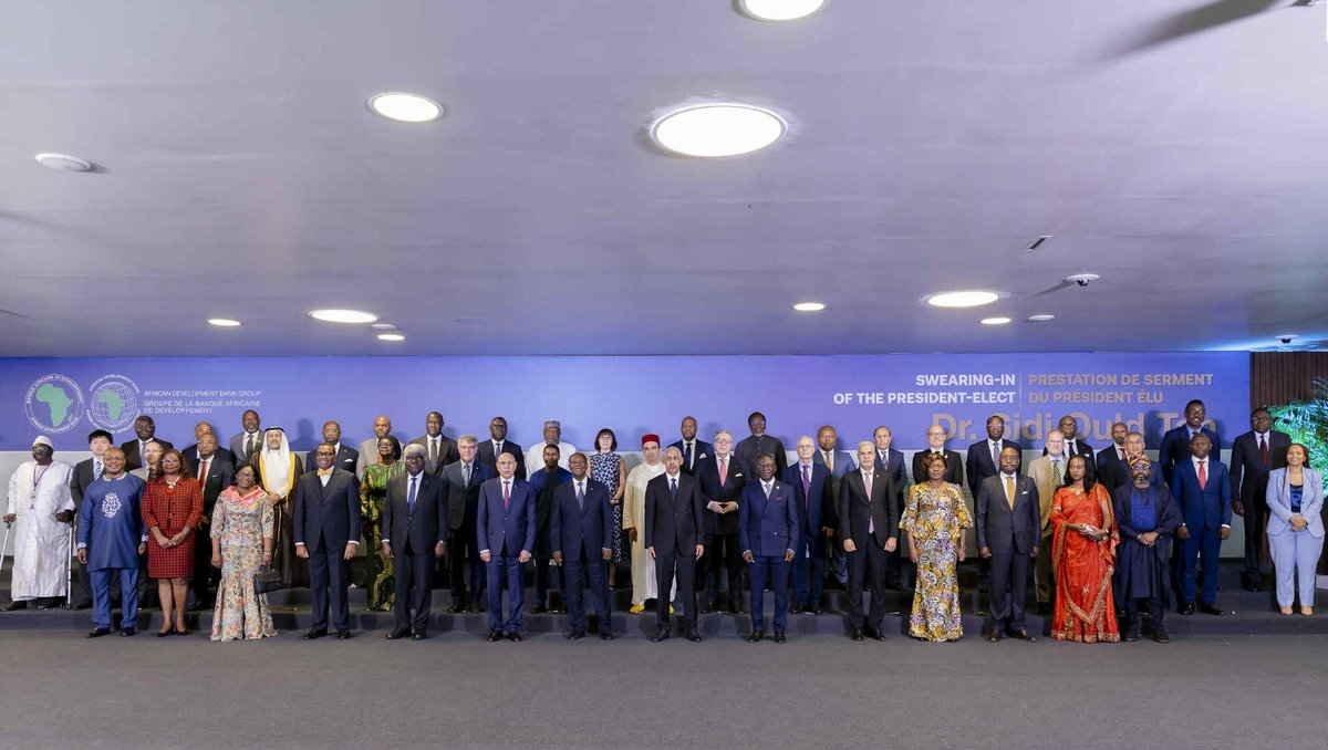 Mes chaleureuses félicitations et mes voeux de plein succès au nouveau Président de la Banque Africaine de Développement, Sidi Ould Tah.  La Côte d’Ivoire, en tant que pays hôte de la Banque Africaine de Développement, réaffirme son engagement total à soutenir la Banque et à