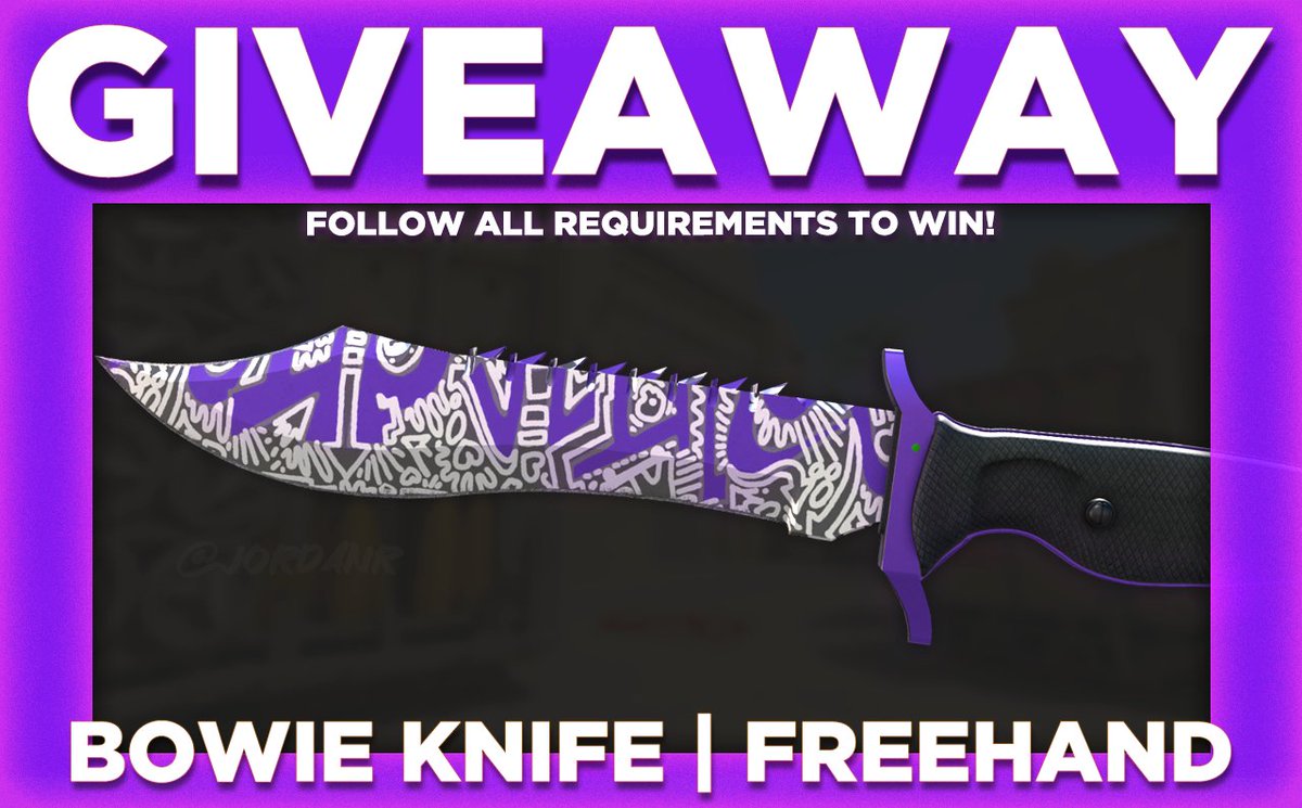 💸 Bowie Knife | Freehand [$200] 💸
💎 CSGO/CS2 Skin Giveaway 💎

⏩ Follow <a href="/jordanr/">jordanr</a> 
🔁 Retweet
⬇️ Follow me on Kick ⬇️
kick.com/jordanr

🔜 Winner will be picked in 7 days! GL!