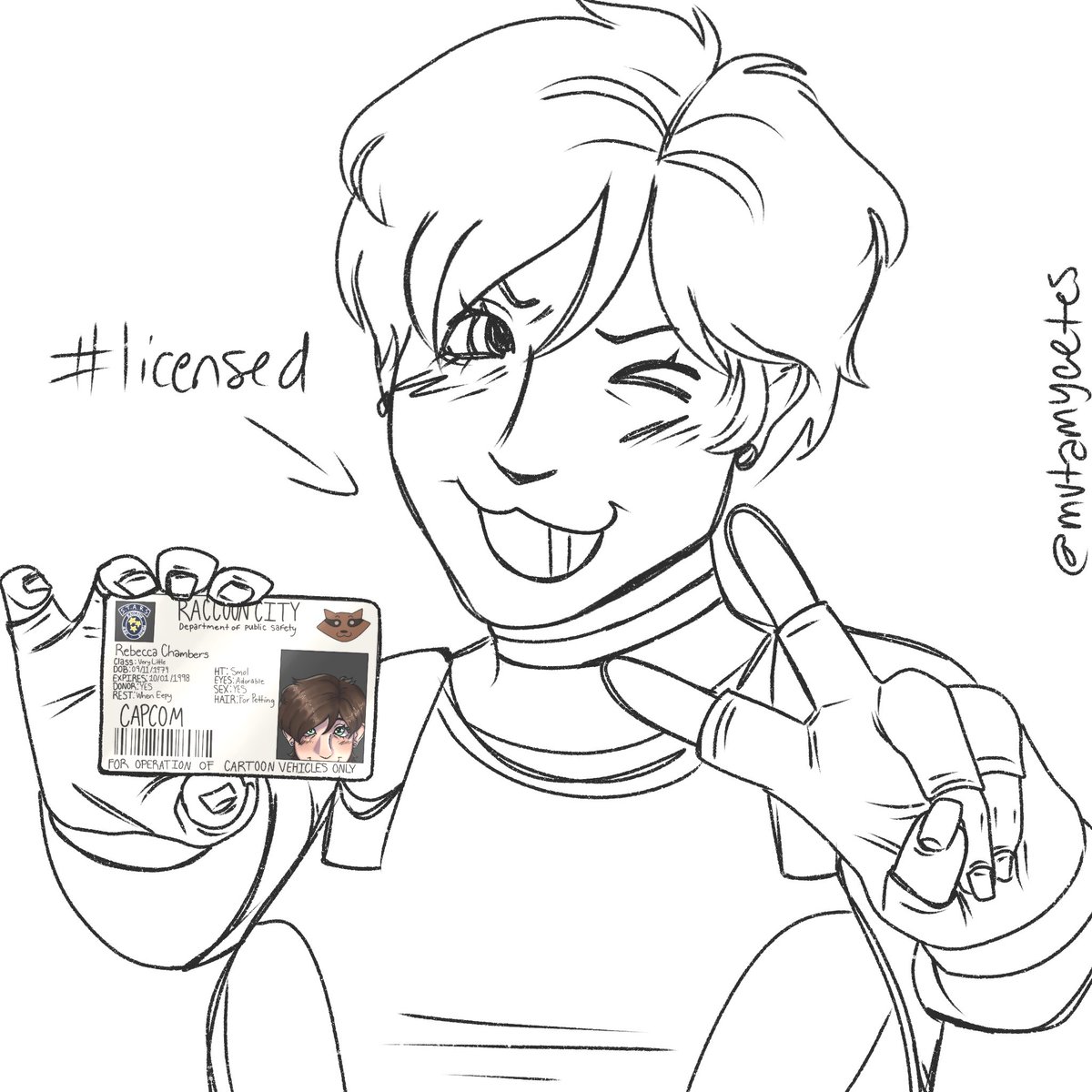 finished comm work for <a href="/TenuredPanda944/">Maggie_Thotcher🏳️‍🌈🏳️‍⚧️🇵🇸🇺🇦</a> ^_^
#RebeccaChambers #ResidentEvil #REBHFun