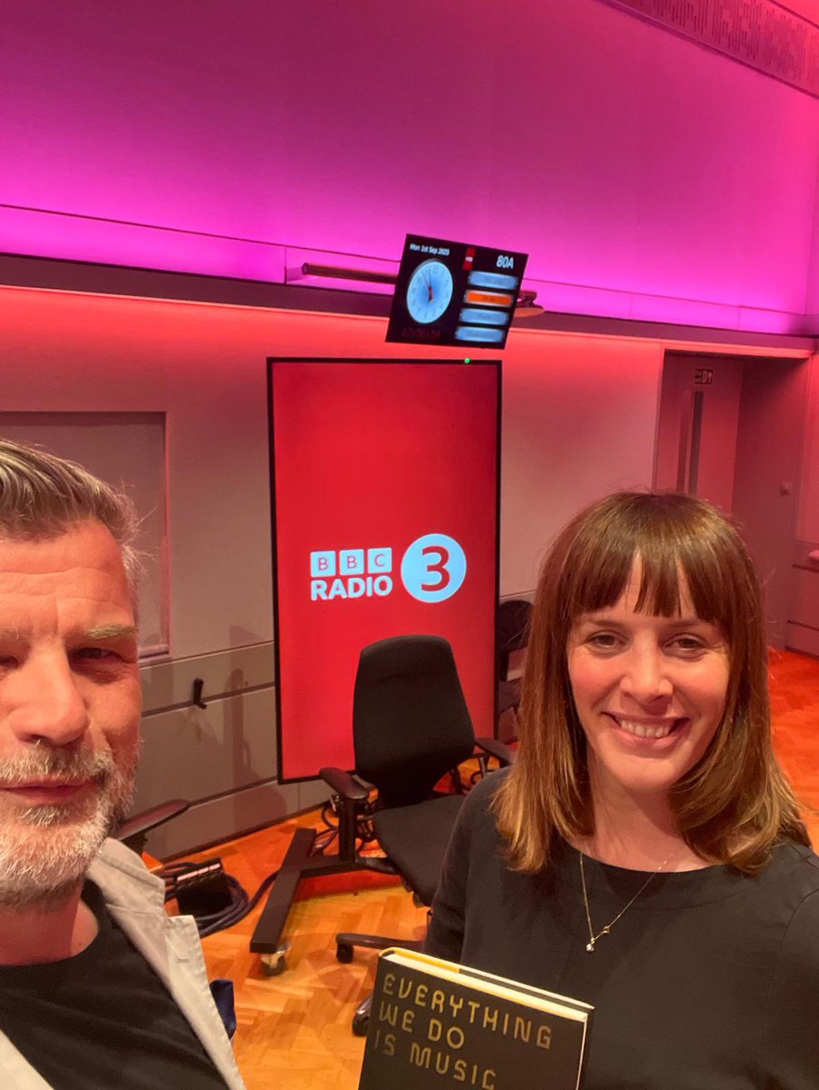 What an absolute treat to talk to the man, the legend <a href="/PetrocTrelawny/">Petroc Trelawny</a> on @bbcradio3 In Tune tonight. 

P̶e̶d̶d̶l̶i̶n̶g̶ ̶m̶y̶ ̶w̶a̶r̶e̶s̶ Chatting all about Everything We Do Is Music and the places where rock and classical music collide. And we played The Beatles and Steve Reich