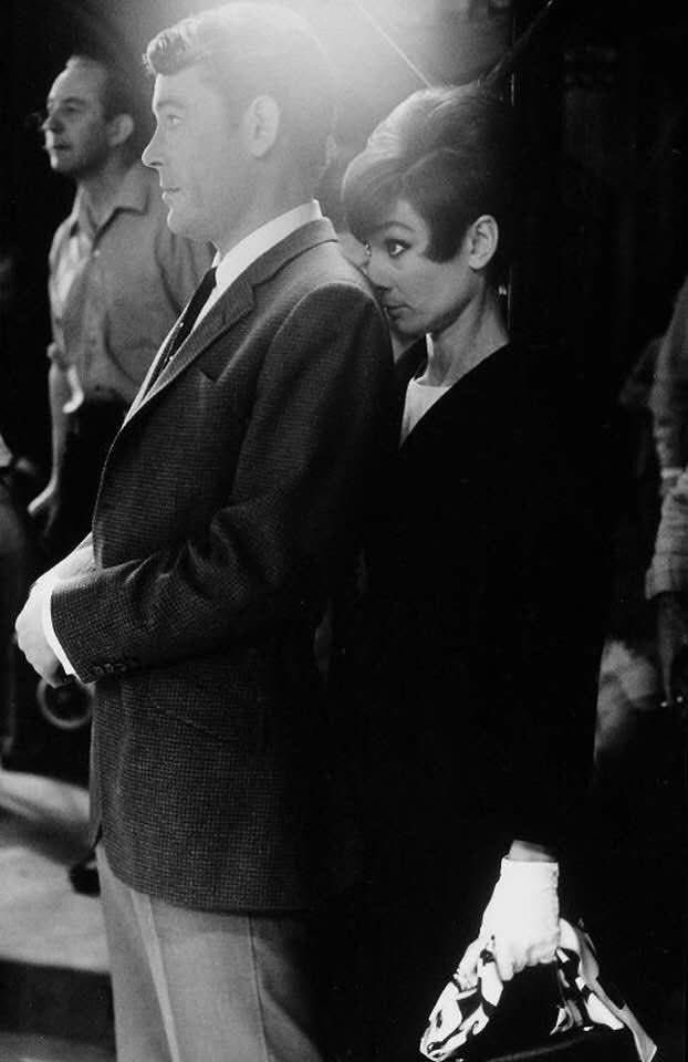 Peter O'Toole &amp; Audrey Hepburn during
