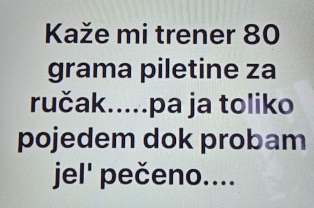 Pa ni treneri više nisu što su nekad bili!! Pa kud je ošo’ ovaj svijet … 😎😎