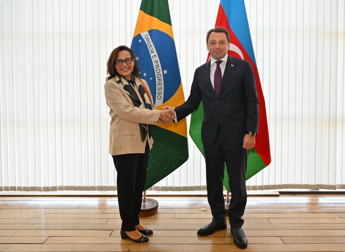 A Secretária-Geral, Embaixadora Maria Laura da Rocha, recebeu hoje o Vice-Ministro de Relações Exteriores do Azerbaijão, Elnur Mammadov, para a V Reunião de Consultas Políticas Brasil-Azerbaijão.