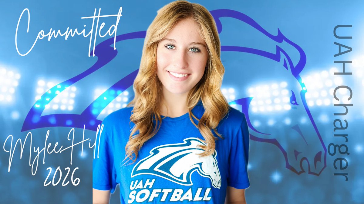 I’m thrilled to announce my commitment to continue my softball and academic journey at the University of Alabama in Huntsville! A huge thank you to my coaches, friends, teachers, and family—especially my parents—for believing in me and supporting me. #chargeon🥎💙