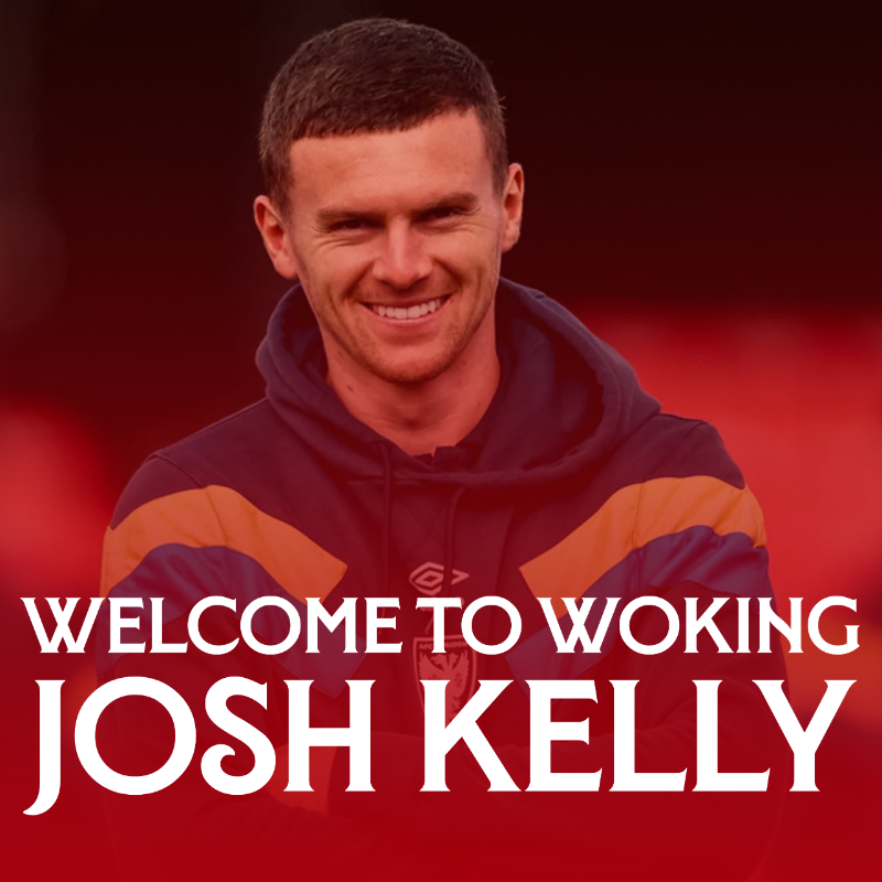 wokingfc's tweet photo. Welcome to Woking, @josh_kelly19.♦️