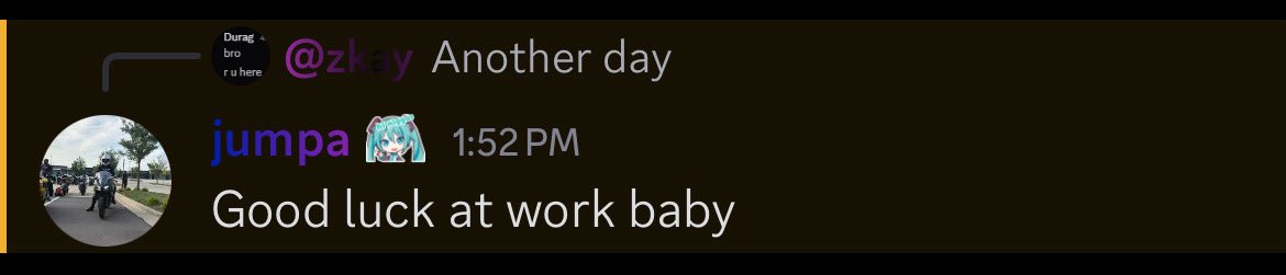 Love when they talk to you nice