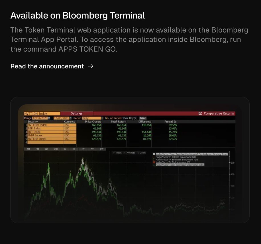 Token Terminal dashboard overview for Orca