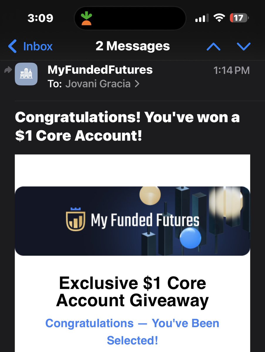 rightnowtoday10's tweet image. I just won in their $1B+ giveaway. I just received a $50k account to do futures trading with. Thanks @MyFundedFutures I will definitely be looking forward to the coming weeks. 🙏 god bless y’all. #jesusisgood