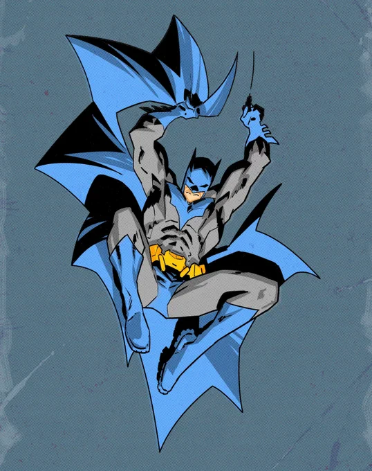 Bat-family series corner boxes ;) Here I wanted to make the linework as thick and the color as synthetic as possible, so that it fits the reduced print size in the corner without being difficult to see. I hope you like them; you'll have them in each series in the next issues!