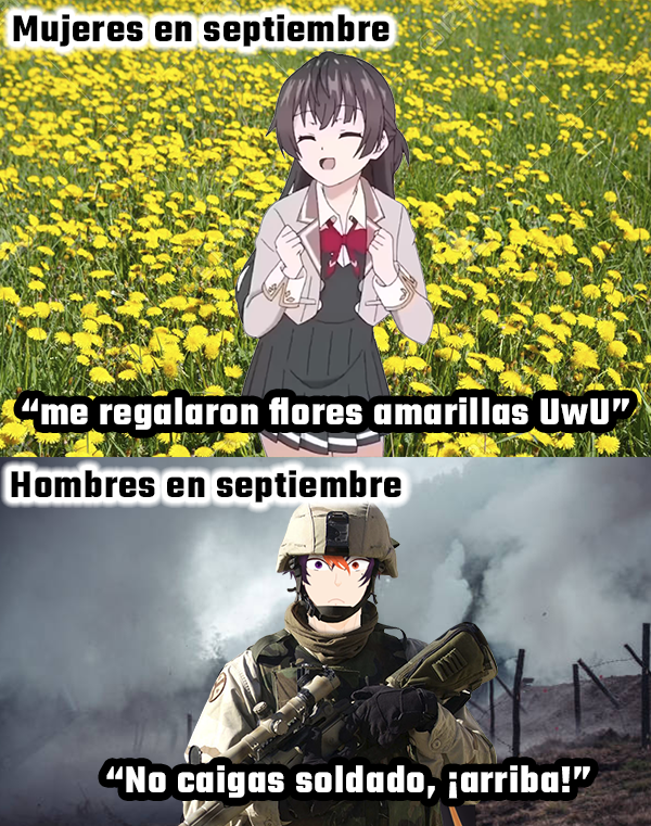 ¿Y usted ya es un soldado caido? 🥵🥵  Este mes estare subiendo imagenes todos los dias para que no pierdas... Arriba soldados 💪💪💪💪
Dia 1:
#SeptiembreSinFap #September #Memes