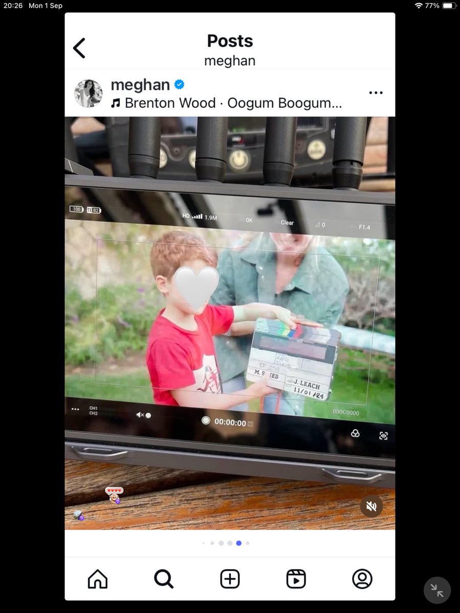 From Meghan’s Instagram 

Group picture Meghan, Prince Harry and Clare Smyth their wedding chef.

Archie &amp; Lilibet going to work with mummy &amp; participating on the set #WithLoveMeghanS2 

#WithLoveMeghanS2Netflix 
#SussexFamily 
#MeghanSussex