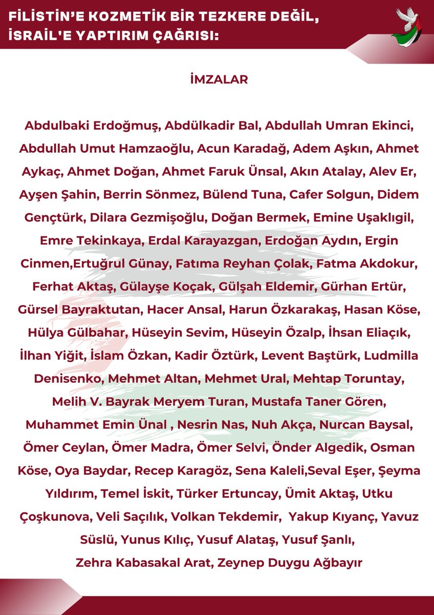 gülşah eldemir (@eldemirgulsah) on Twitter photo Eğer bu tezkereyi es geçip kabul edersek, İsrail'i tanıdığımızı hep bir ağızdan ilan etmiş olacağız. 
Hiçbir yaptırımı olmayan, iktidarın aylardır söylediklerini tekrar eden "şiddetli bir kınamayı" tezkere adı altında millete yutturmaya çalışıyorlar. Asıl problem, bu tezkereye Eğer bu tezkereyi es geçip kabul edersek, İsrail'i tanıdığımızı hep bir ağızdan ilan etmiş olacağız. 
Hiçbir yaptırımı olmayan, iktidarın aylardır söylediklerini tekrar eden "şiddetli bir kınamayı" tezkere adı altında millete yutturmaya çalışıyorlar. Asıl problem, bu tezkereye