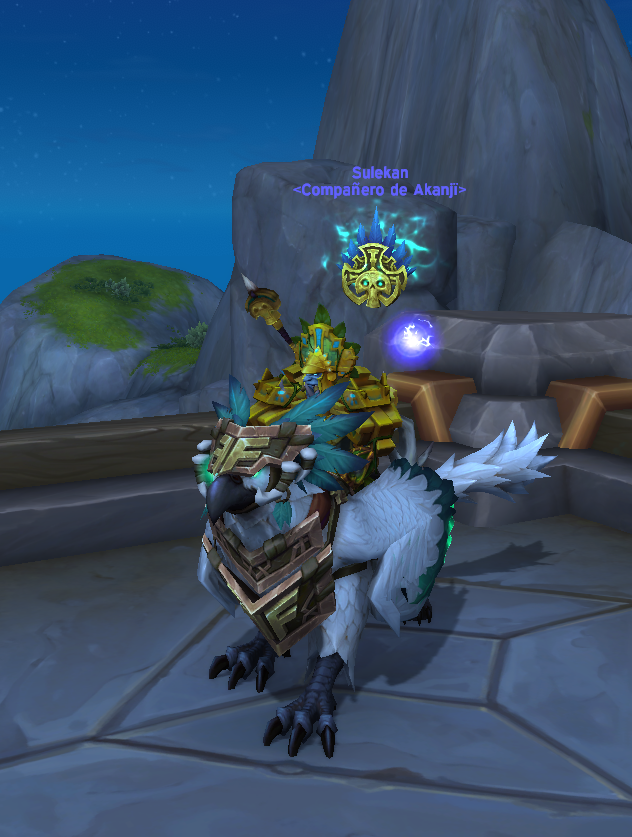 Oye la nueva montura me queda de puta madre con el zandalari