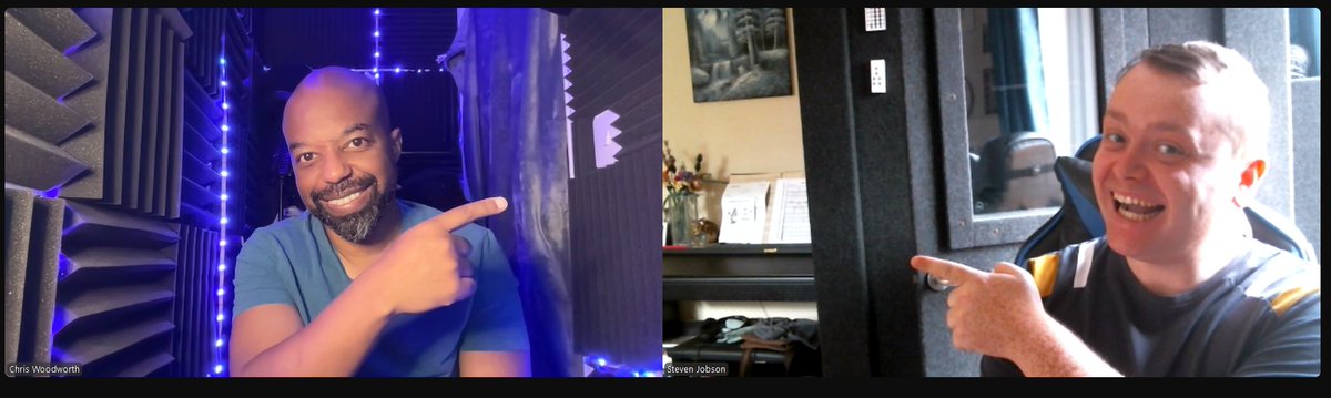 Steven Jobson | Voice actor | Singer (@jobsonvo) on Twitter photo What a wonderful way to start to week. I had the pleasure of hopping on a call with the incredible <a href="/ChrisWood_VO/">Chris Woodworth VO</a>. Absolutely love chatting with you my friend and can't wait to chat again!
Please give Chris a follow!
#voiceactor #Creatives #behindthemic #actor What a wonderful way to start to week. I had the pleasure of hopping on a call with the incredible <a href="/ChrisWood_VO/">Chris Woodworth VO</a>. Absolutely love chatting with you my friend and can't wait to chat again!
Please give Chris a follow!
#voiceactor #Creatives #behindthemic #actor