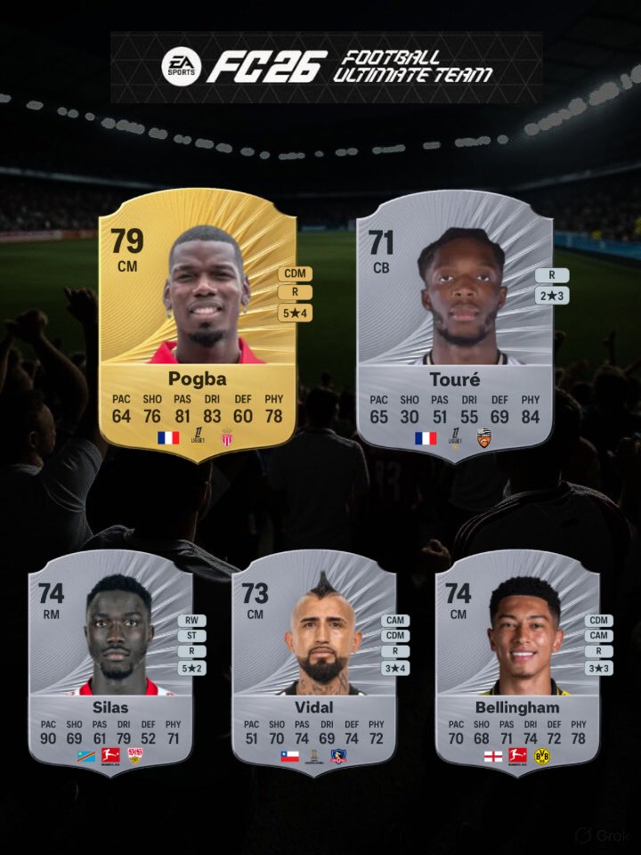 EAFC26_squads's tweet photo. Congratulations 🙌 the #tradingFC advice №1
These players are going to be cheap at start, but once the evo drops they’ll be in huge demand and their price will go to the moon 🚀
Sniping them for 1k–1.5k coins looks like a bargain — later they’ll go for max price 💰 #FC26 #FUT https://t.co/Mrg5qlvOtg