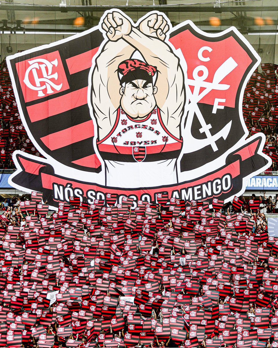 Mosaicos 3D na volta das torcidas organizadas Raça Rubro-negra e Jovem Fla! 🔥❤️🖤