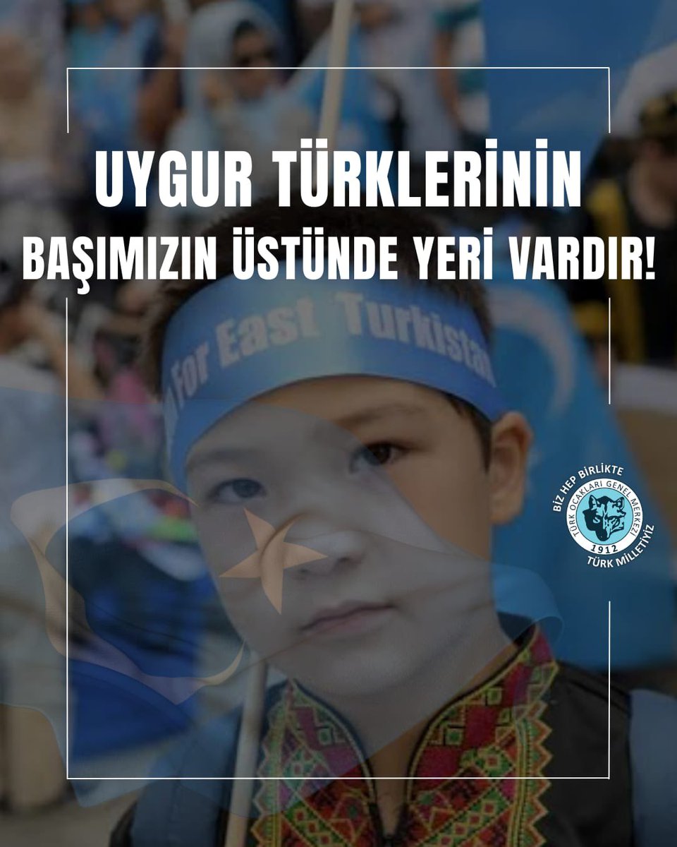 Uygur Türklerinin başımızın üstünde yeri vardır!