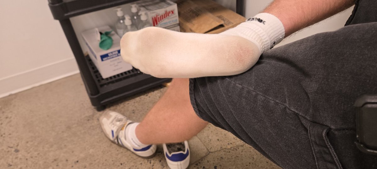 Sniff my stinky socks after work?