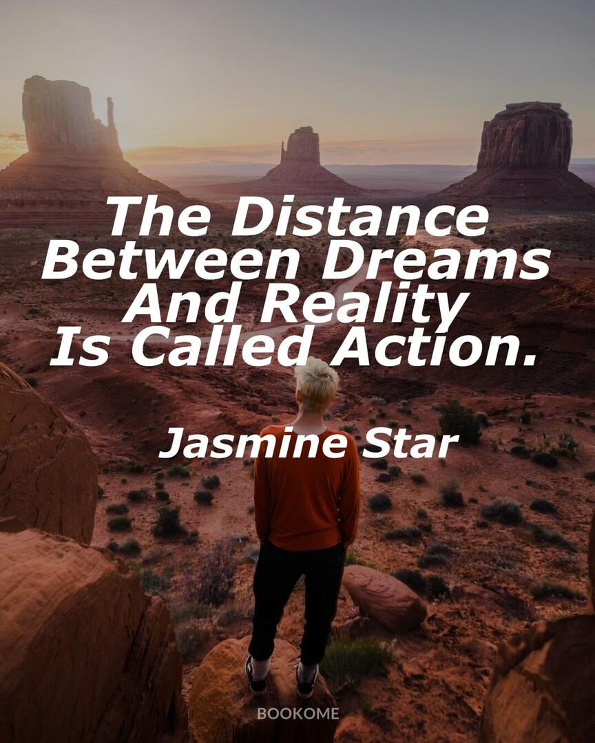 Online__MKTG's tweet image. #MotivationQuotes #PositiveThoughts #JasmineStar : The Distance Between Dreams And Reality Is Called Action.
